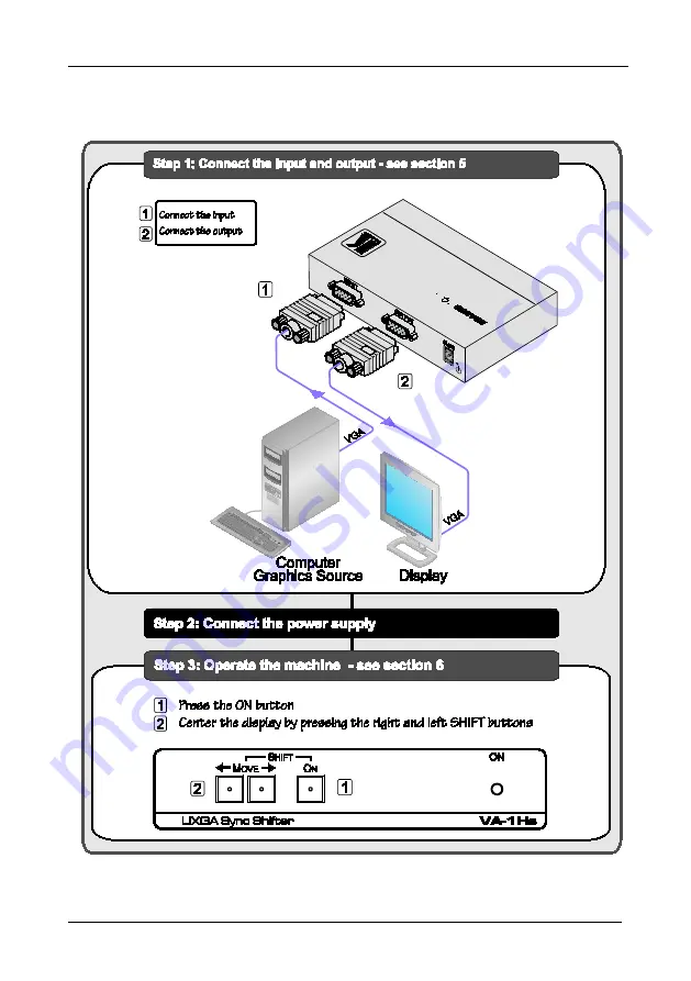 Kramer VA-1H User Manual Download Page 4