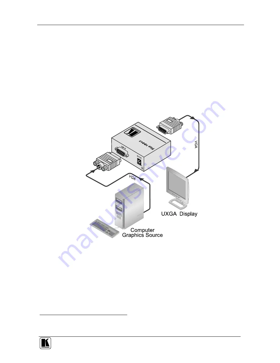 Kramer VA-1K User Manual Download Page 7