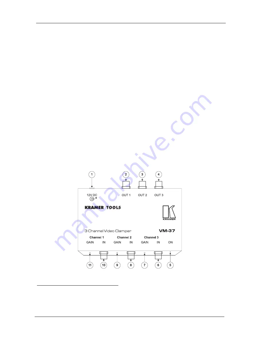 Kramer VM-127 Скачать руководство пользователя страница 6