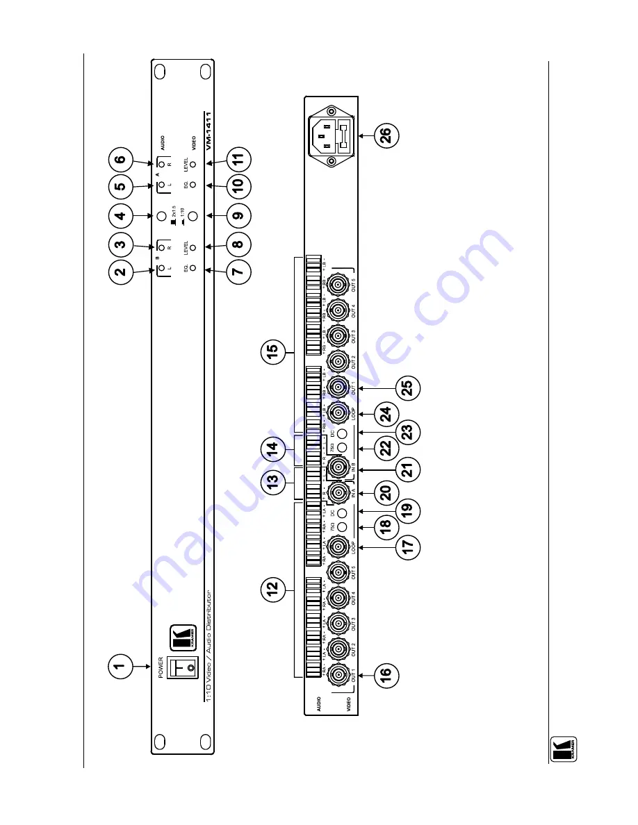 Kramer VM-1411 User Manual Download Page 13