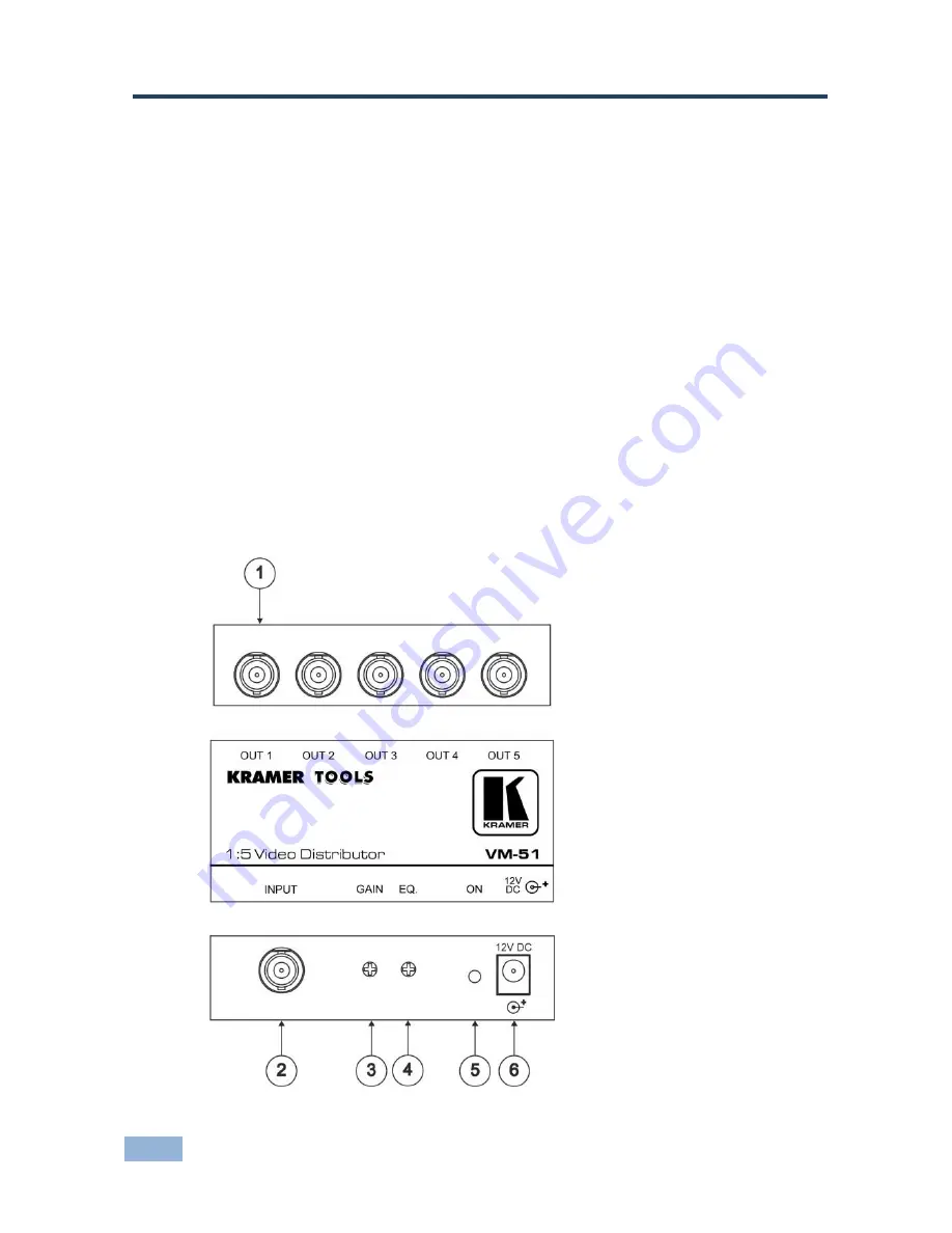 Kramer VM-51 User Manual Download Page 7