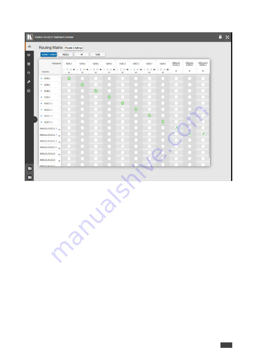 Kramer VS-84UT User Manual Download Page 23