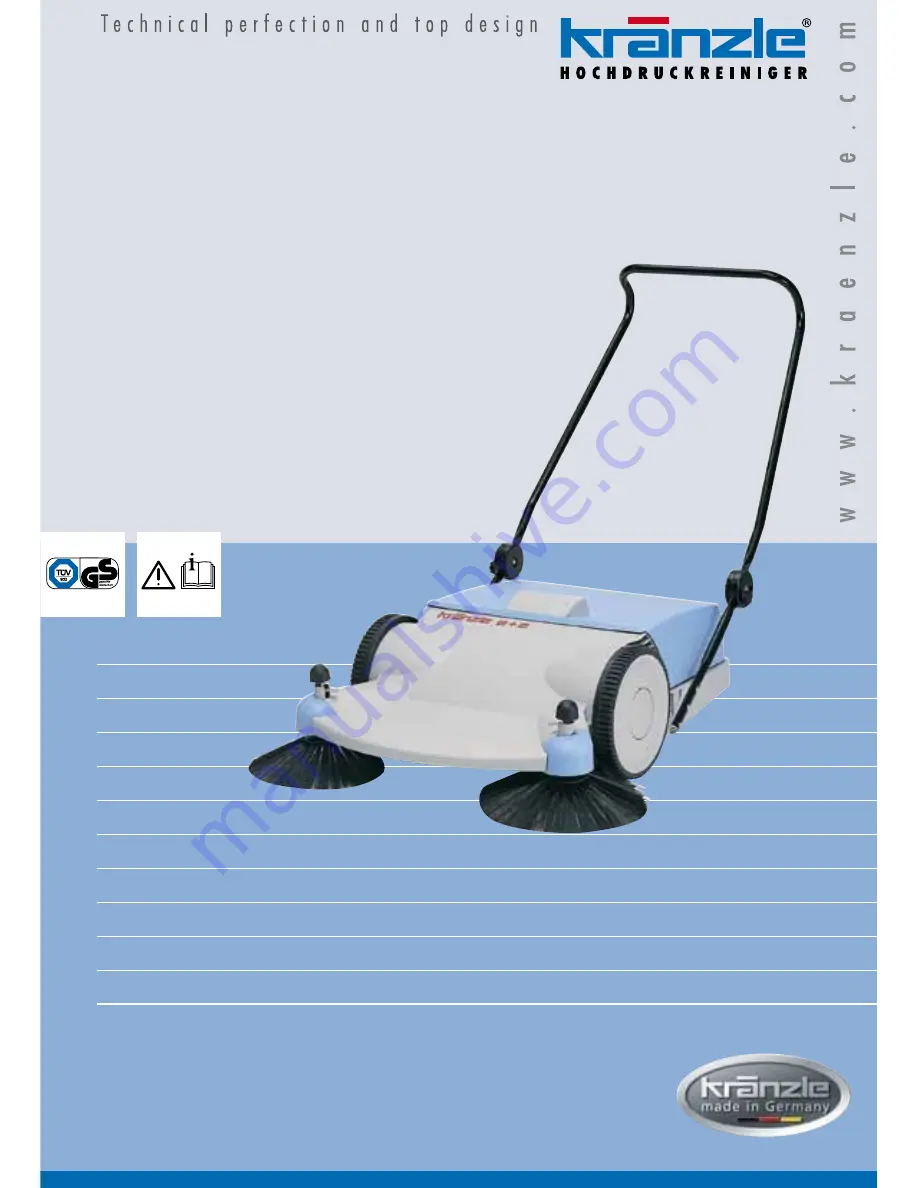 Kranzle 2+2 Operating Manual Download Page 1