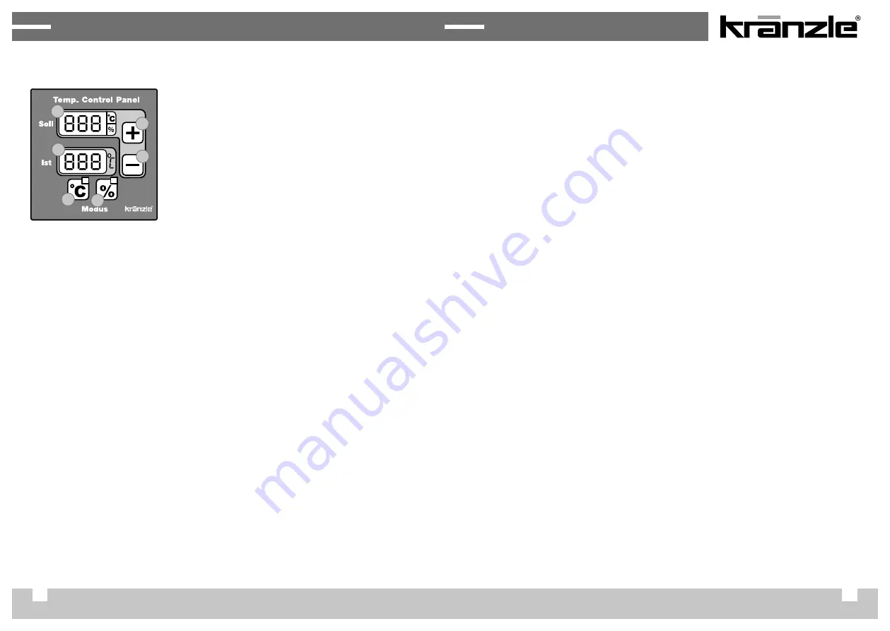 Kranzle therm 1165-1 Operating Manual Download Page 12