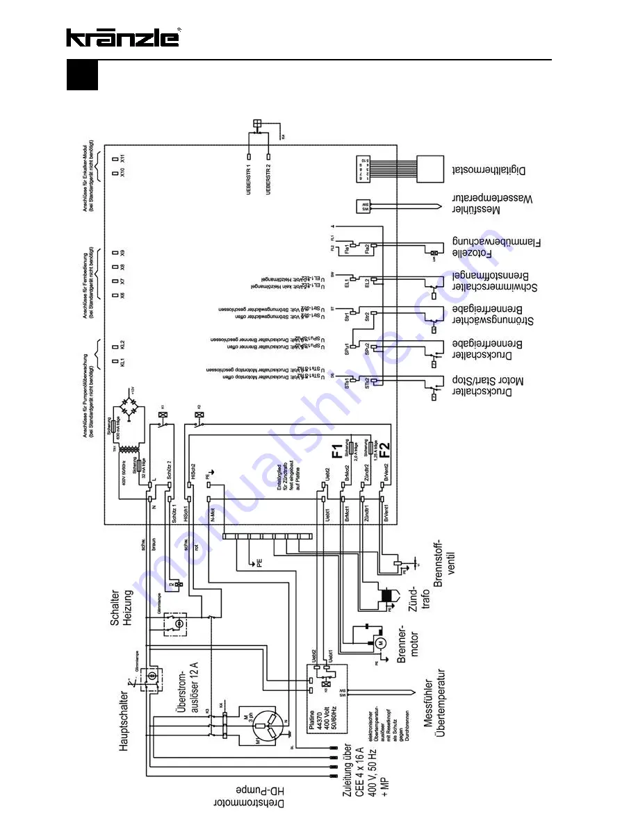 Kranzle therm 1165 ST Operating Manual Download Page 26