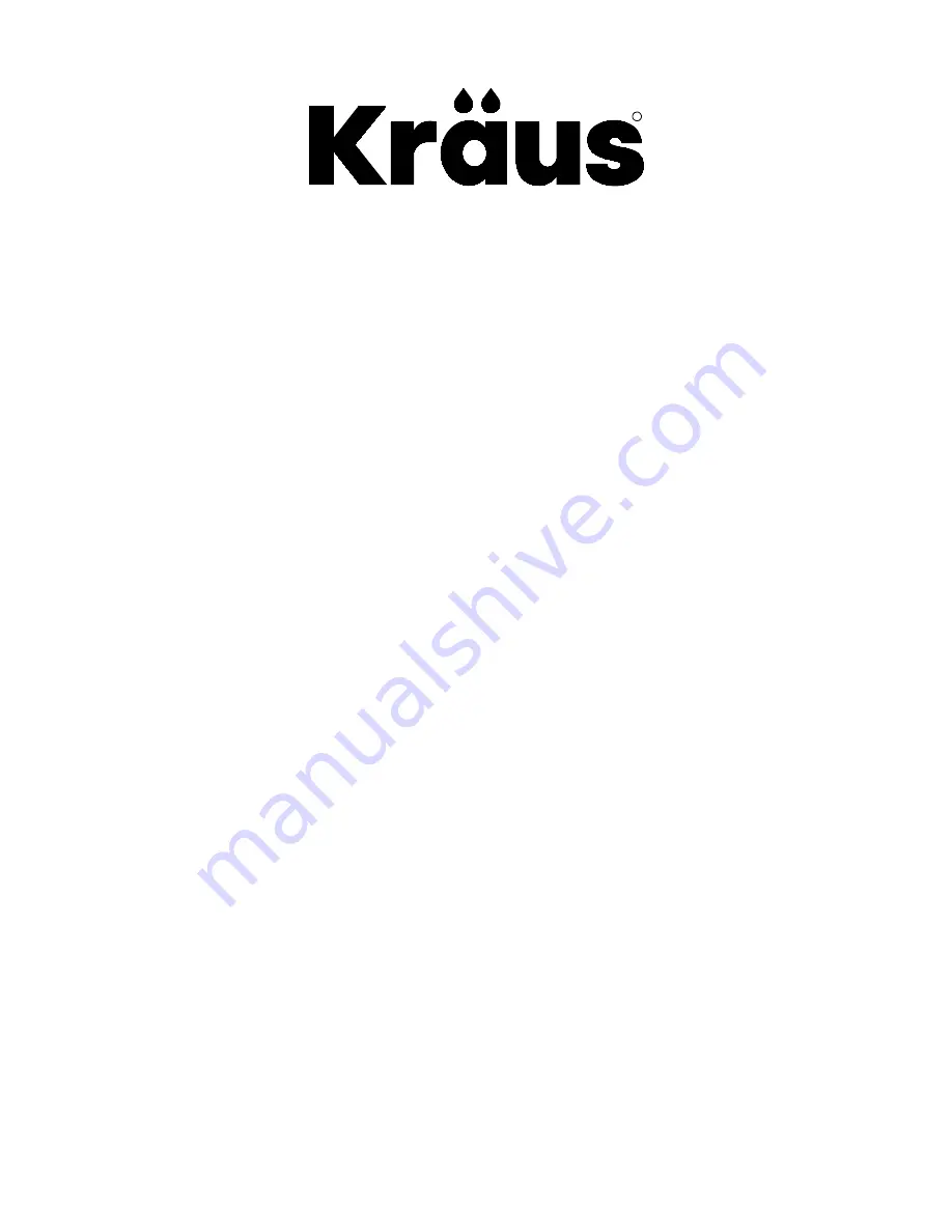 Kraus KE1US21 Installation Manual Download Page 1