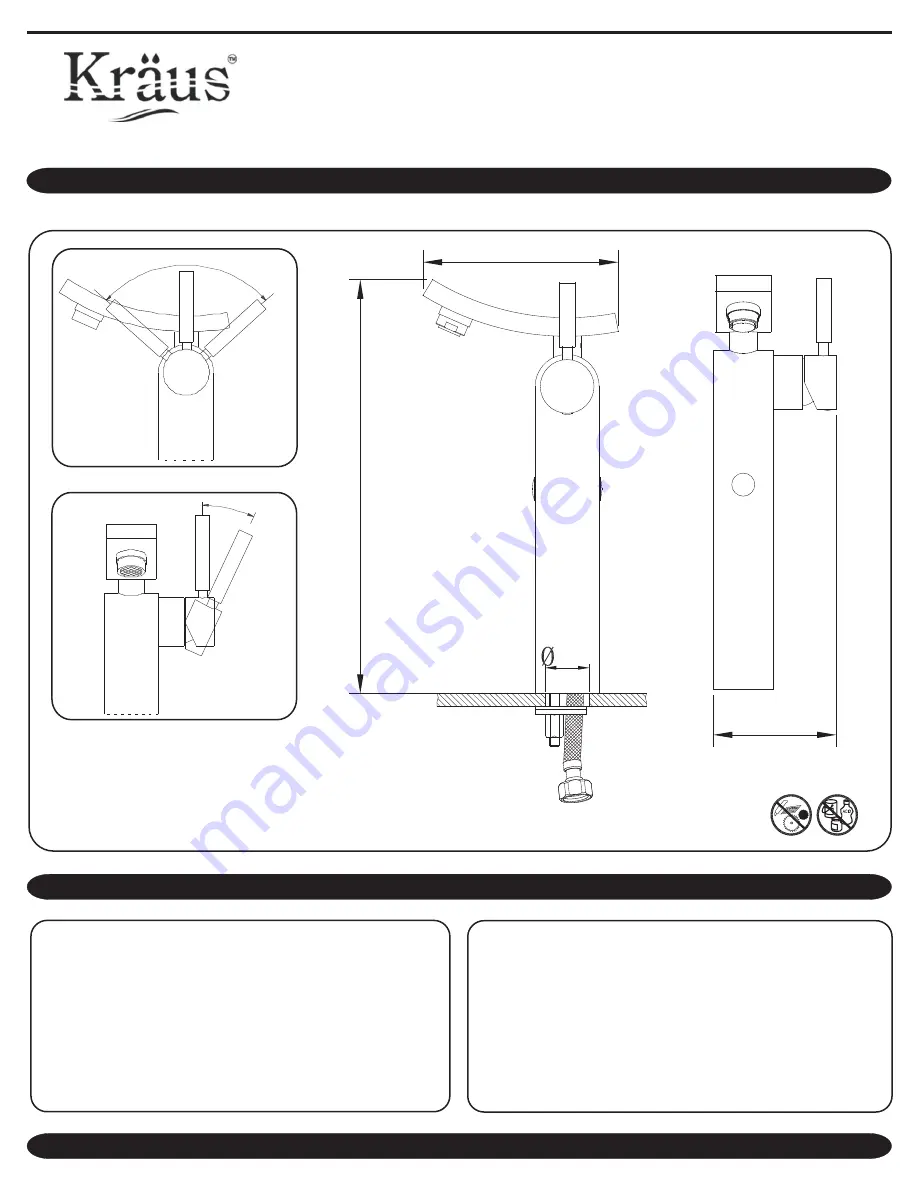 Kraus Unicus Series Installation Instruction Download Page 3