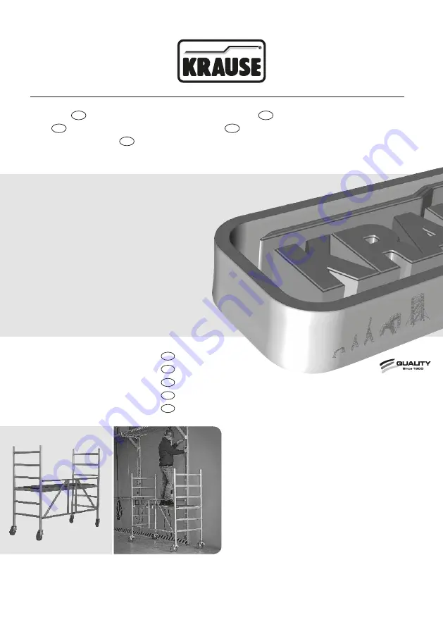 KRAUSE 720009 Скачать руководство пользователя страница 1