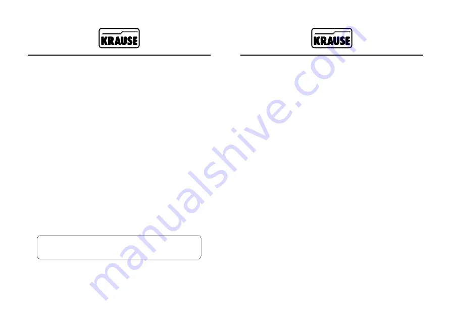 KRAUSE ClimTec Installation And User Manual Download Page 3