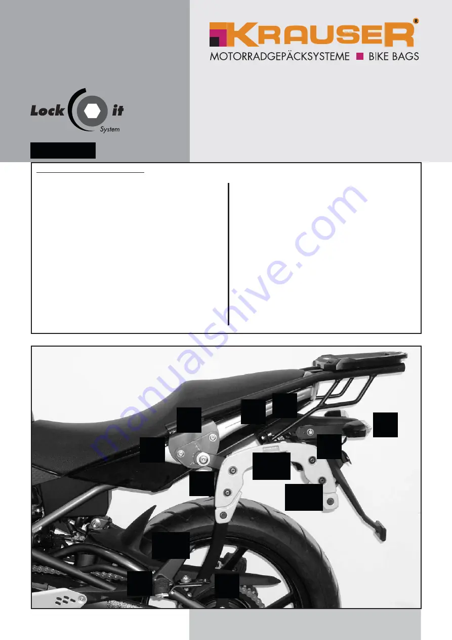 Krauser 4002.028.111 Assembling Instructions Download Page 1