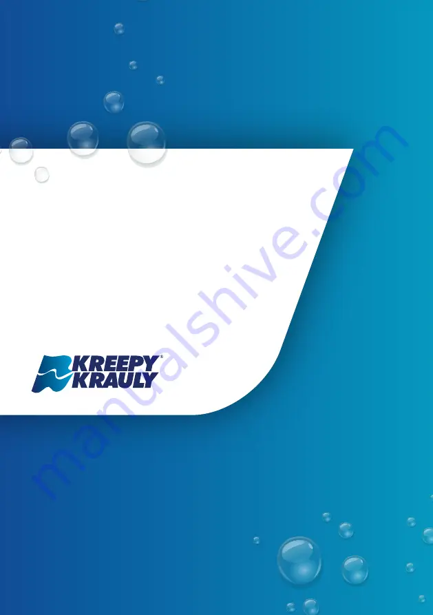 Kreepy krauly SPRINTA PLUS Owner'S Manual Download Page 9