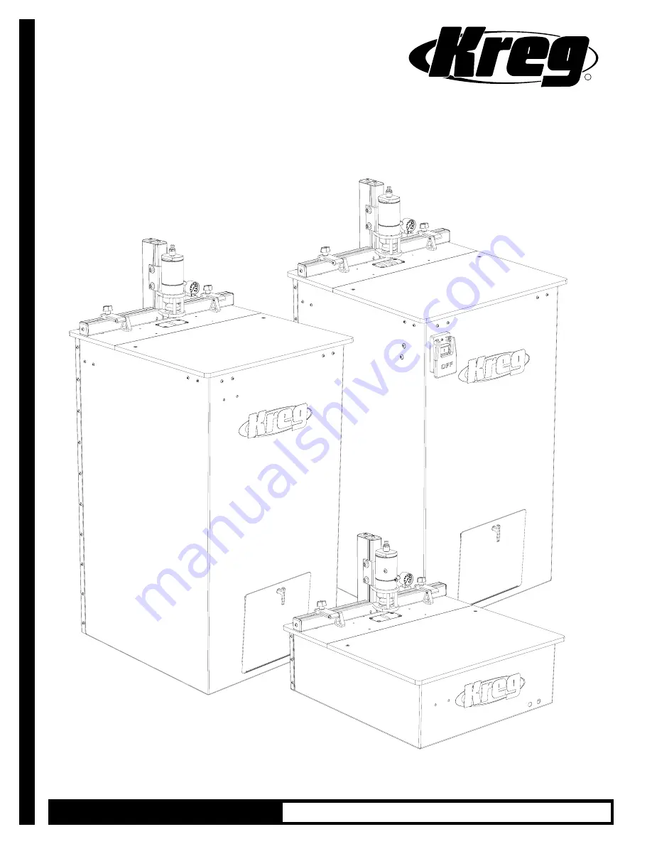 Kreg DK1100 FE Instruction Manual Download Page 1