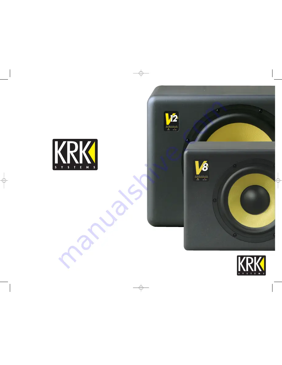 KRK V12 S User Manual Download Page 1