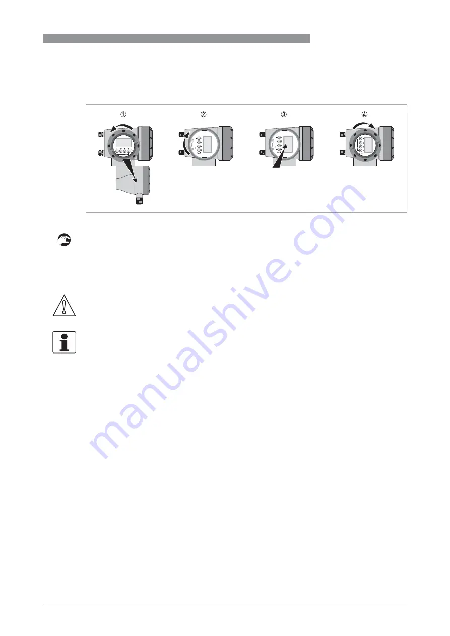 KROHNE OPTISONIC 8300 Quick Start Manual Download Page 15