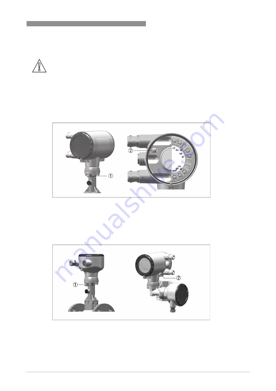 KROHNE OPTISWIRL 4200 C FF i Ex Supplementary Instructions Manual Download Page 19