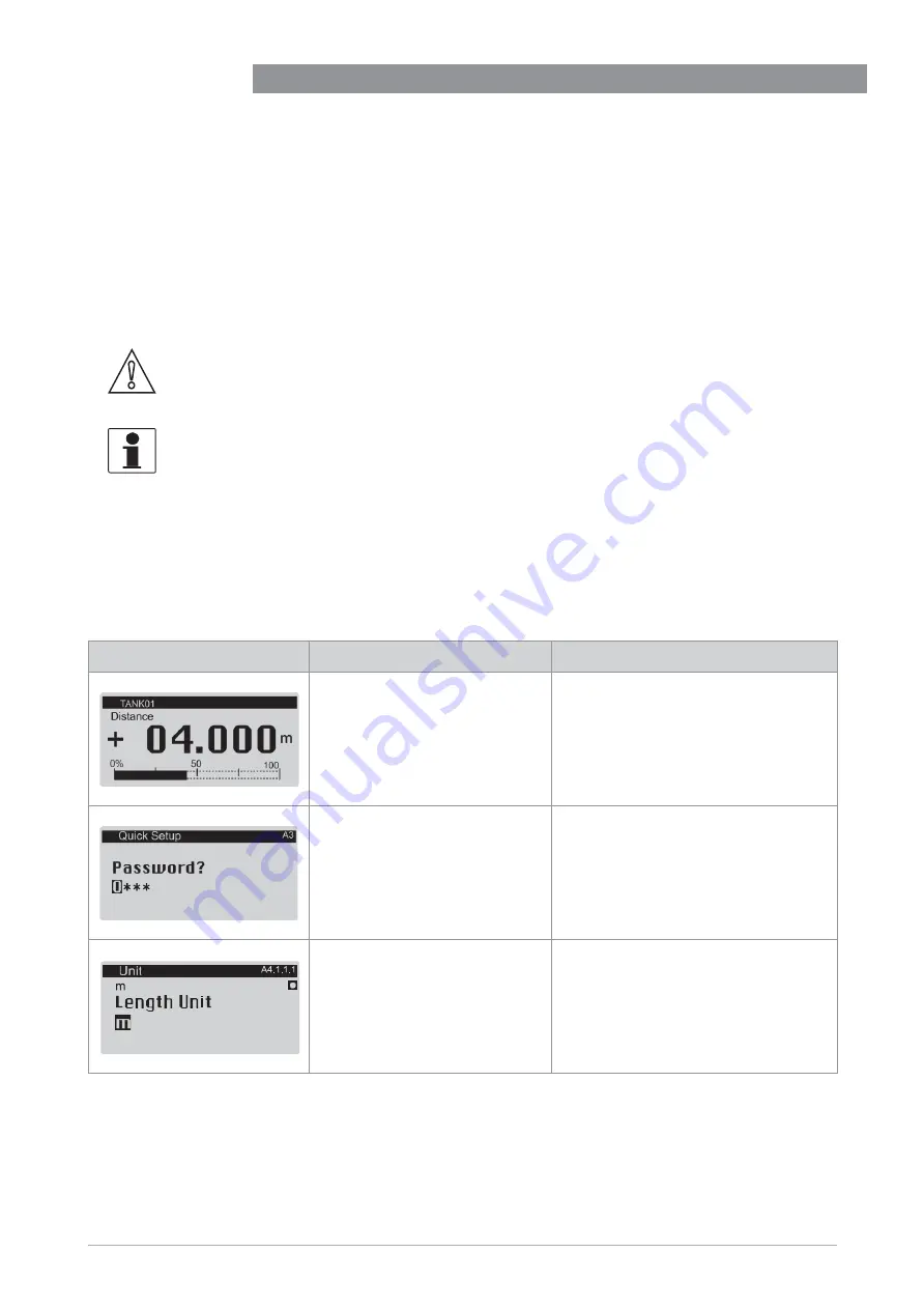 KROHNE OPTIWAVE-M 7400 C Short Manual Download Page 58