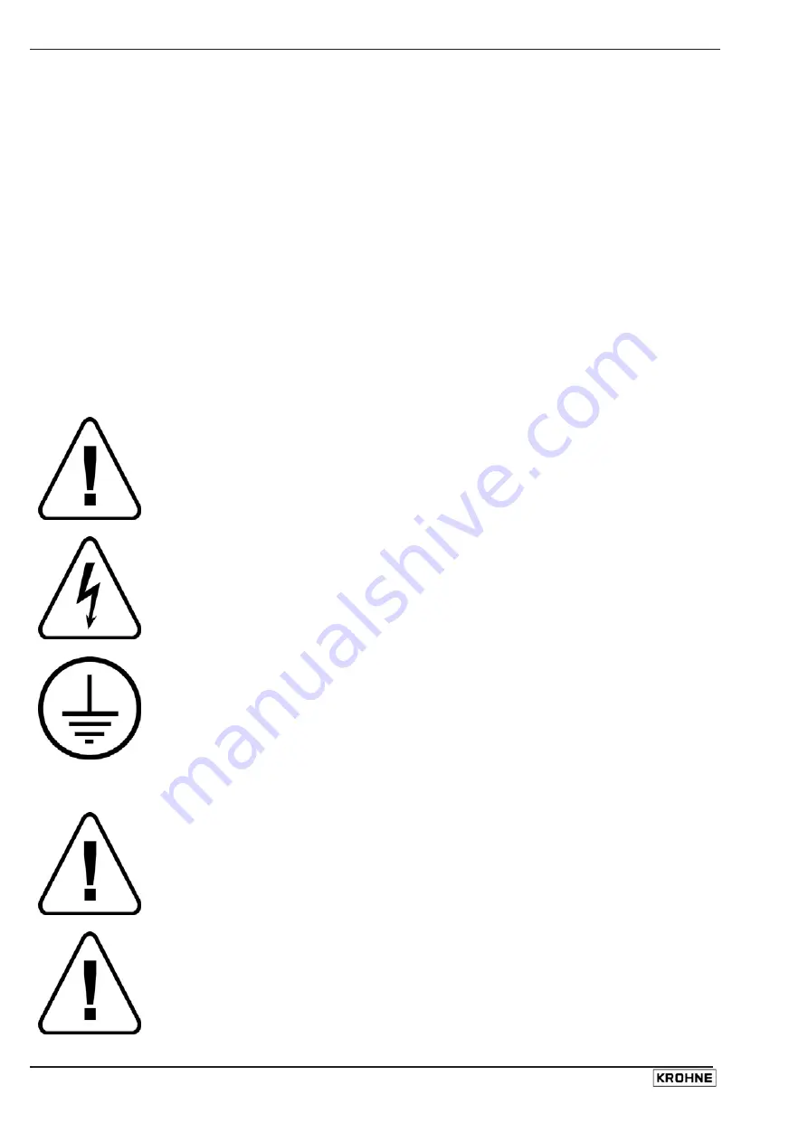 KROHNE UFC 030 F EEx Series Service Handbook Download Page 2