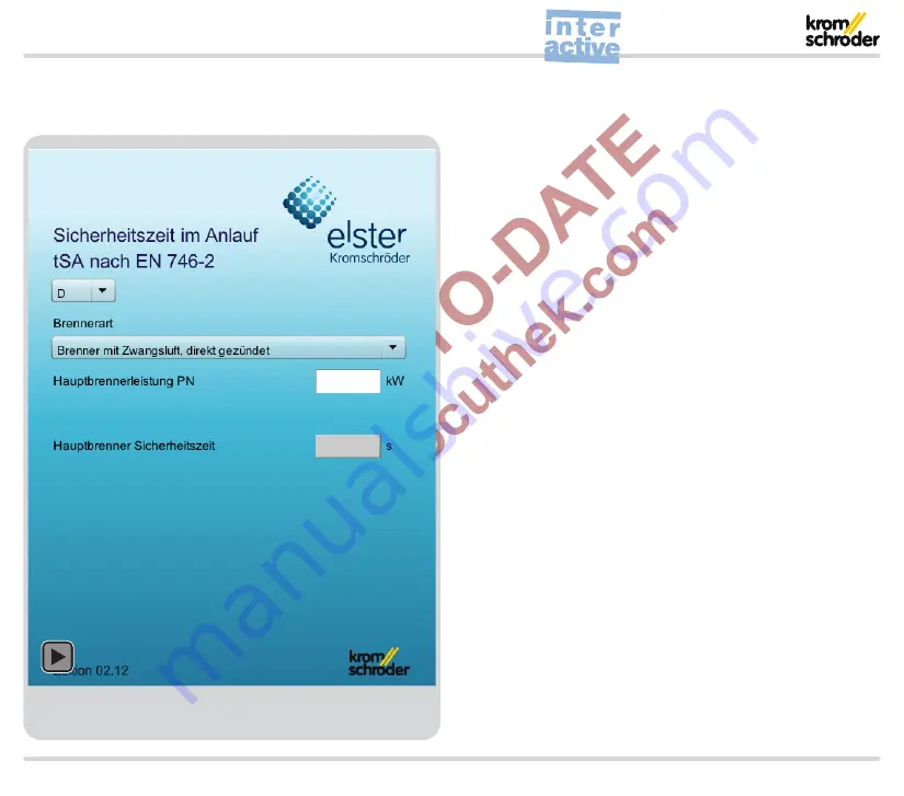 Krom Schroder PFU 780 Technical Information Download Page 47