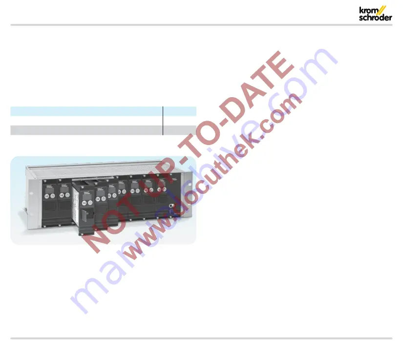 Krom Schroder PFU 780 Technical Information Download Page 56