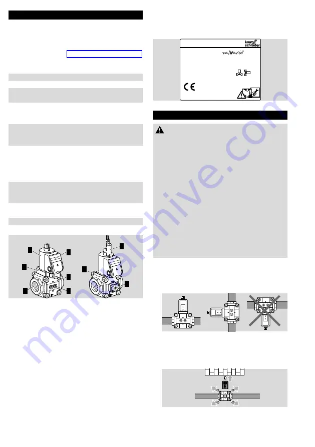 Krom Schroder valVario VAA 1 Operating Instructions Manual Download Page 2