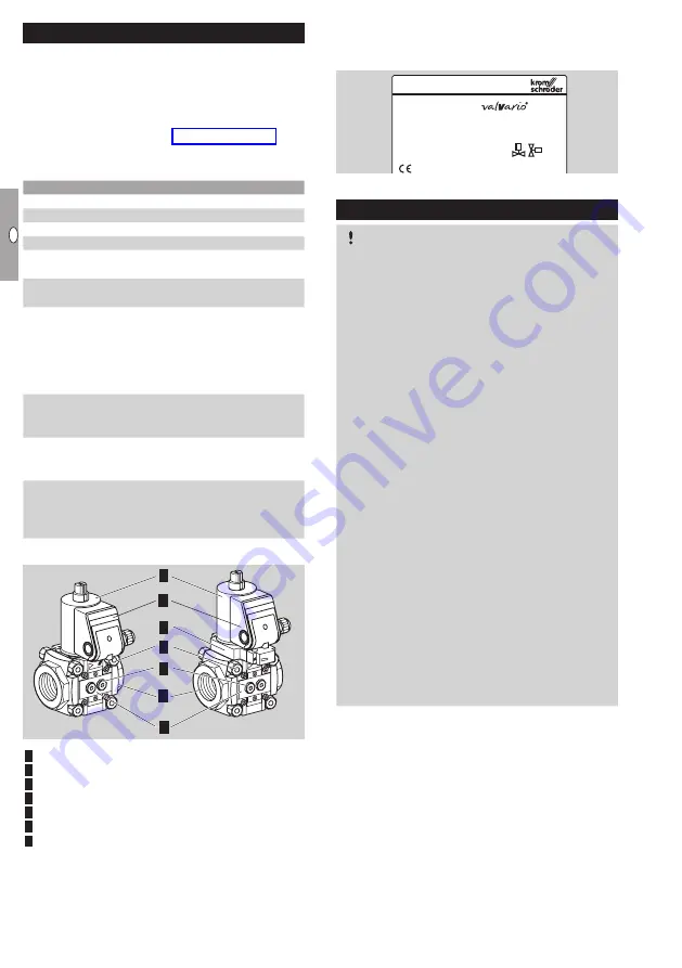 Krom Schroder VAS Series Operating Instructions Manual Download Page 2