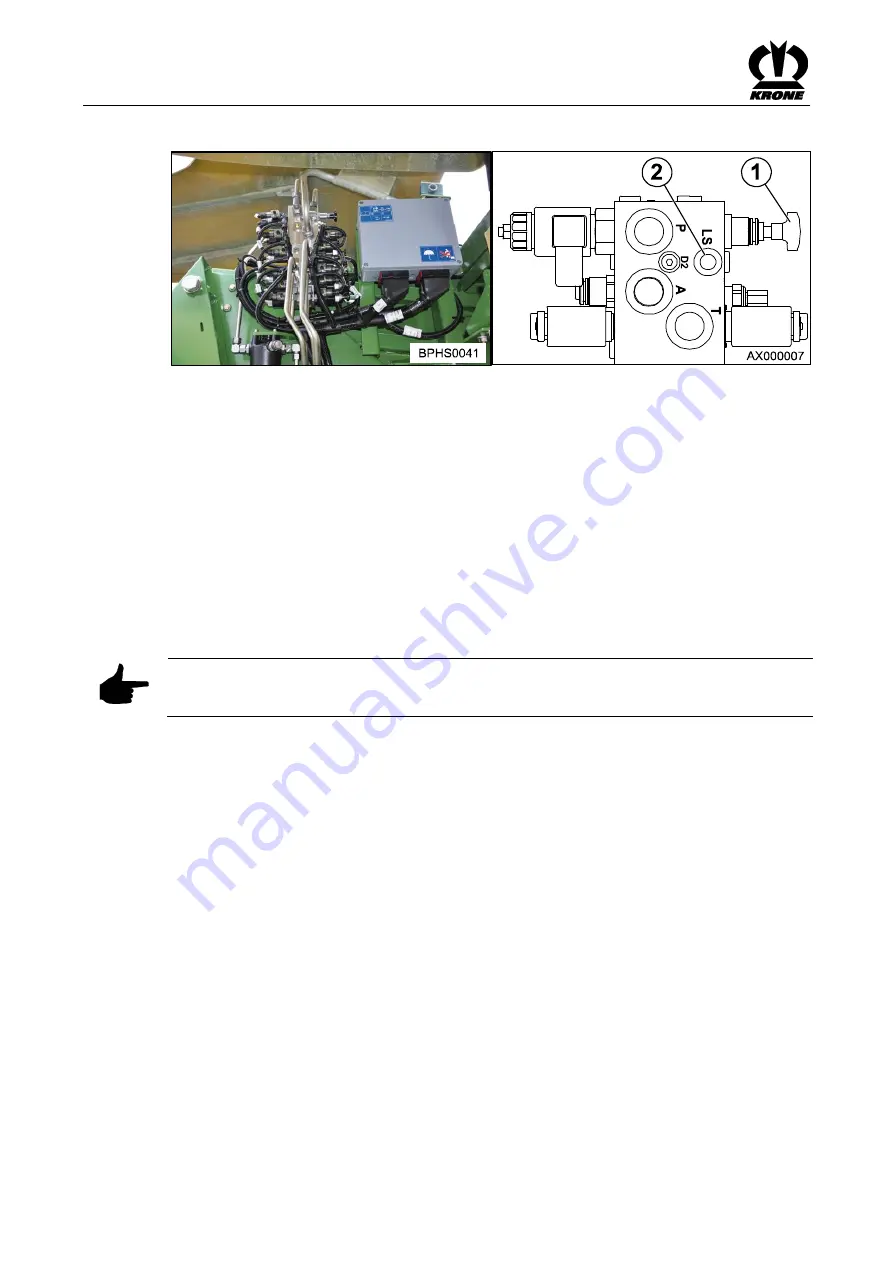 Krone 870 HDP Original Operating Instructions Download Page 64