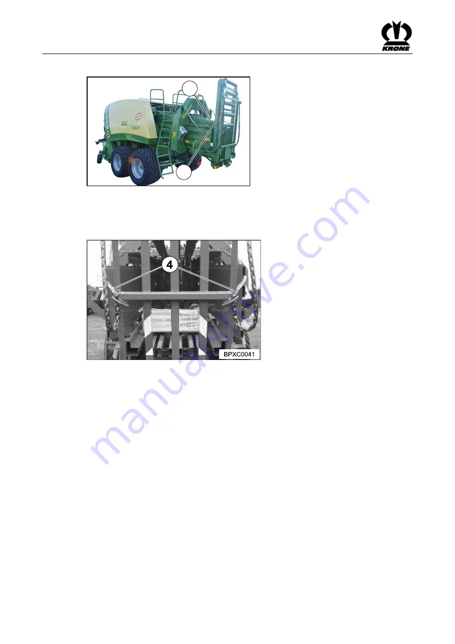 Krone 870 HDP Original Operating Instructions Download Page 118