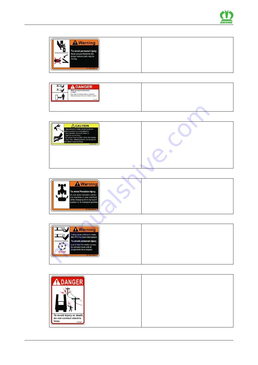 Krone ActiveMow R 200 Operating Instructions Manual Download Page 28