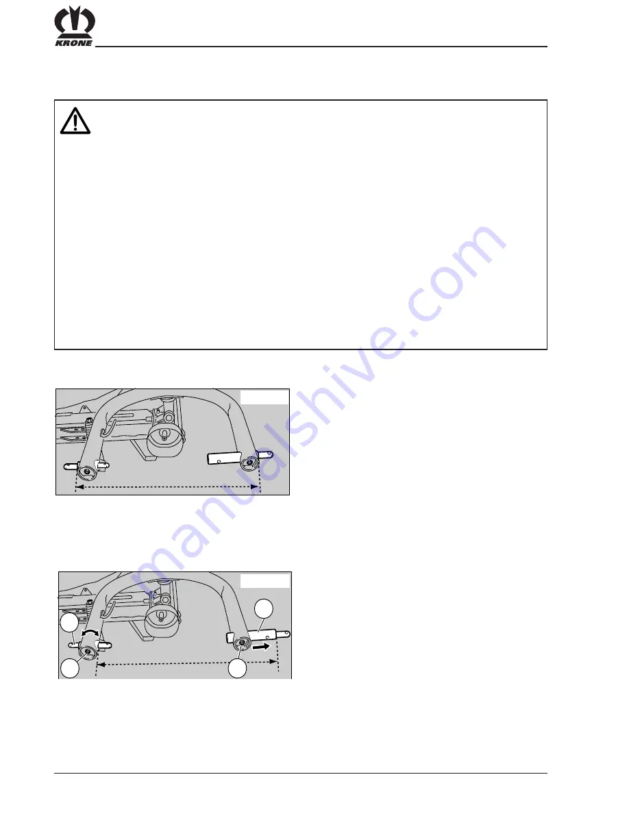 Krone AM 203 CV Operating Instructions Manual Download Page 12