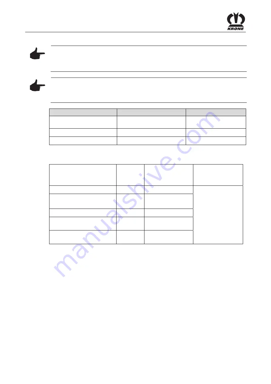 Krone AX 250 D Original Operating Instruction Download Page 60