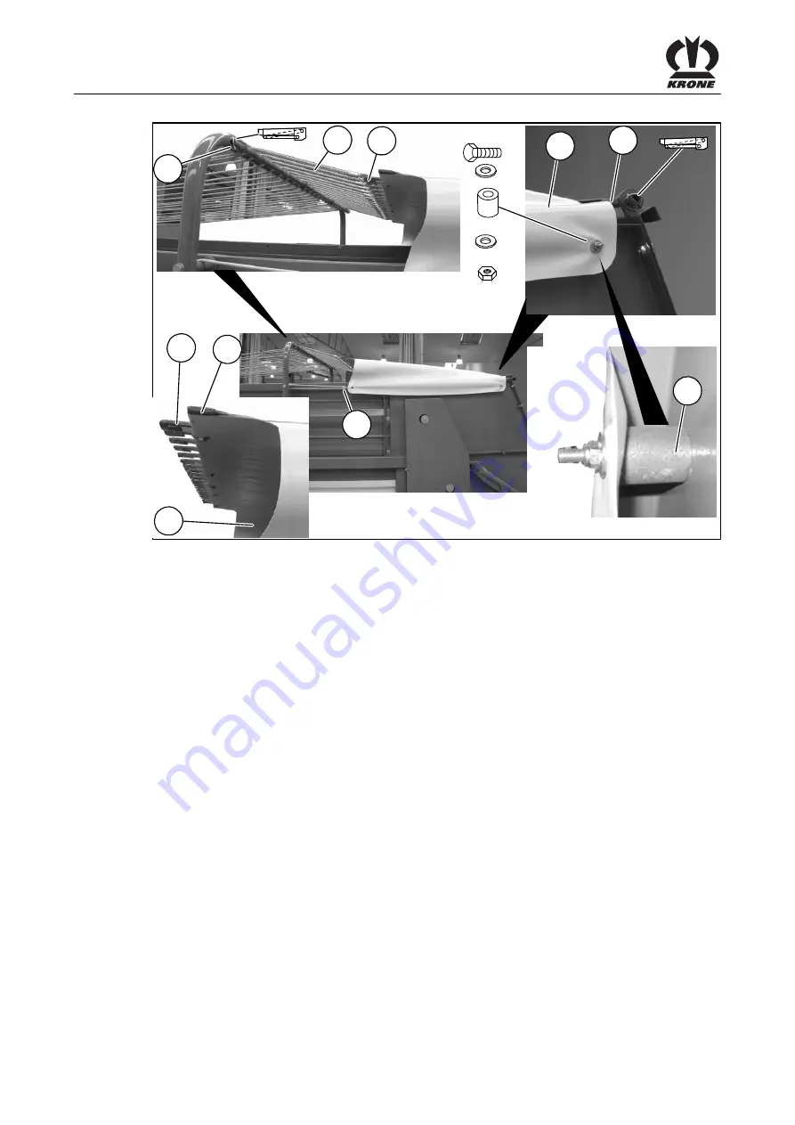 Krone AX 250 D Original Operating Instruction Download Page 74