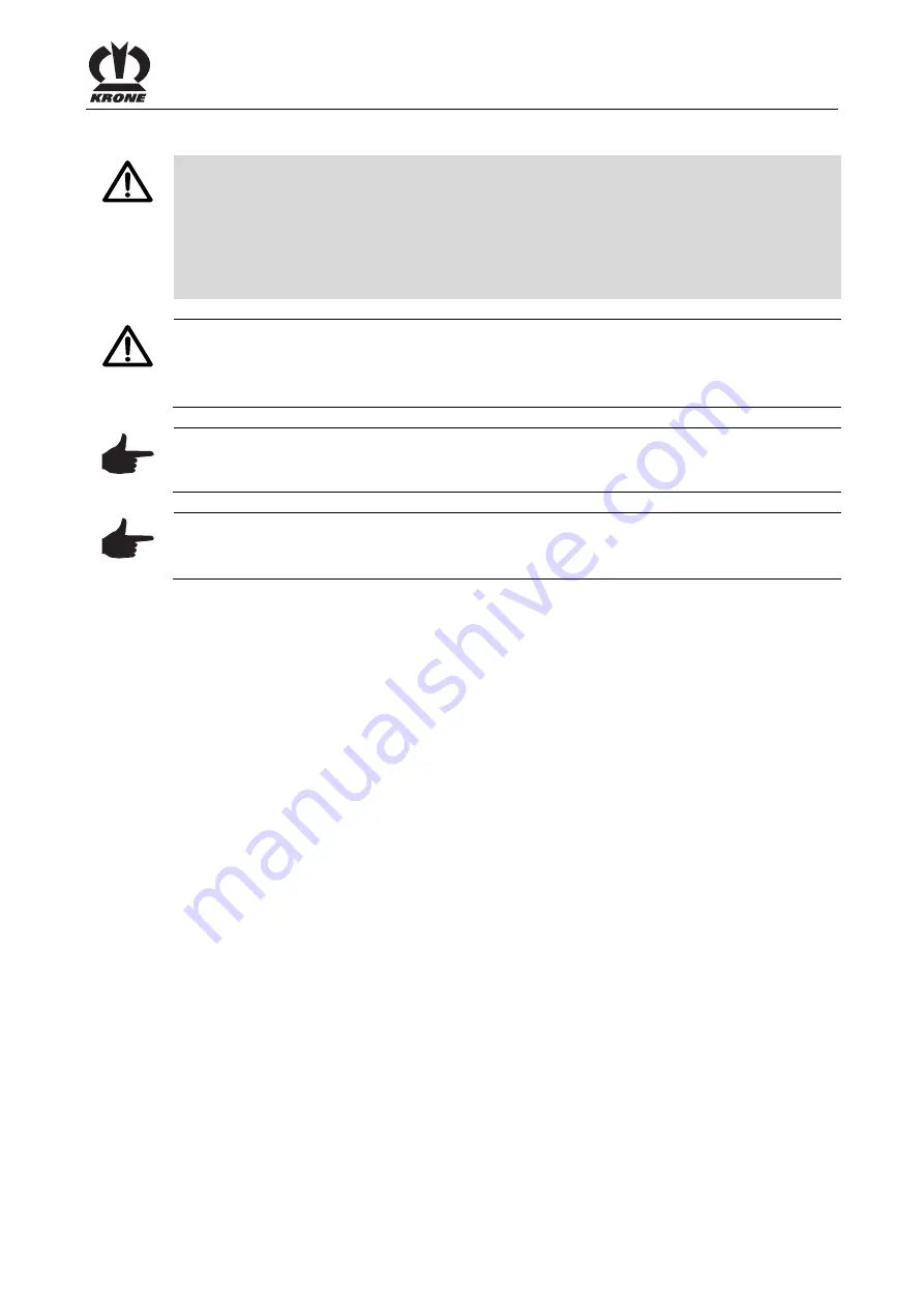 Krone AX 250 D Original Operating Instruction Download Page 85