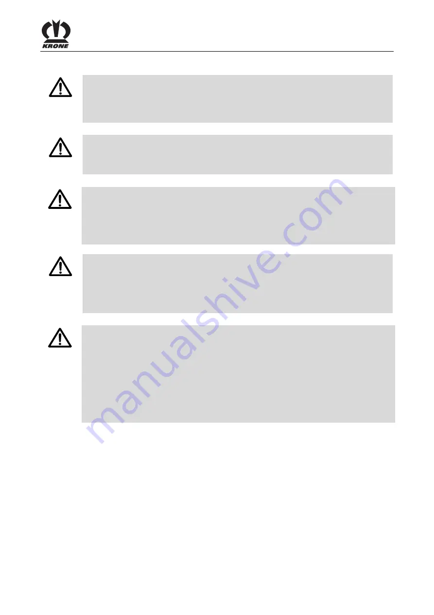 Krone AX 250 D Original Operating Instruction Download Page 93
