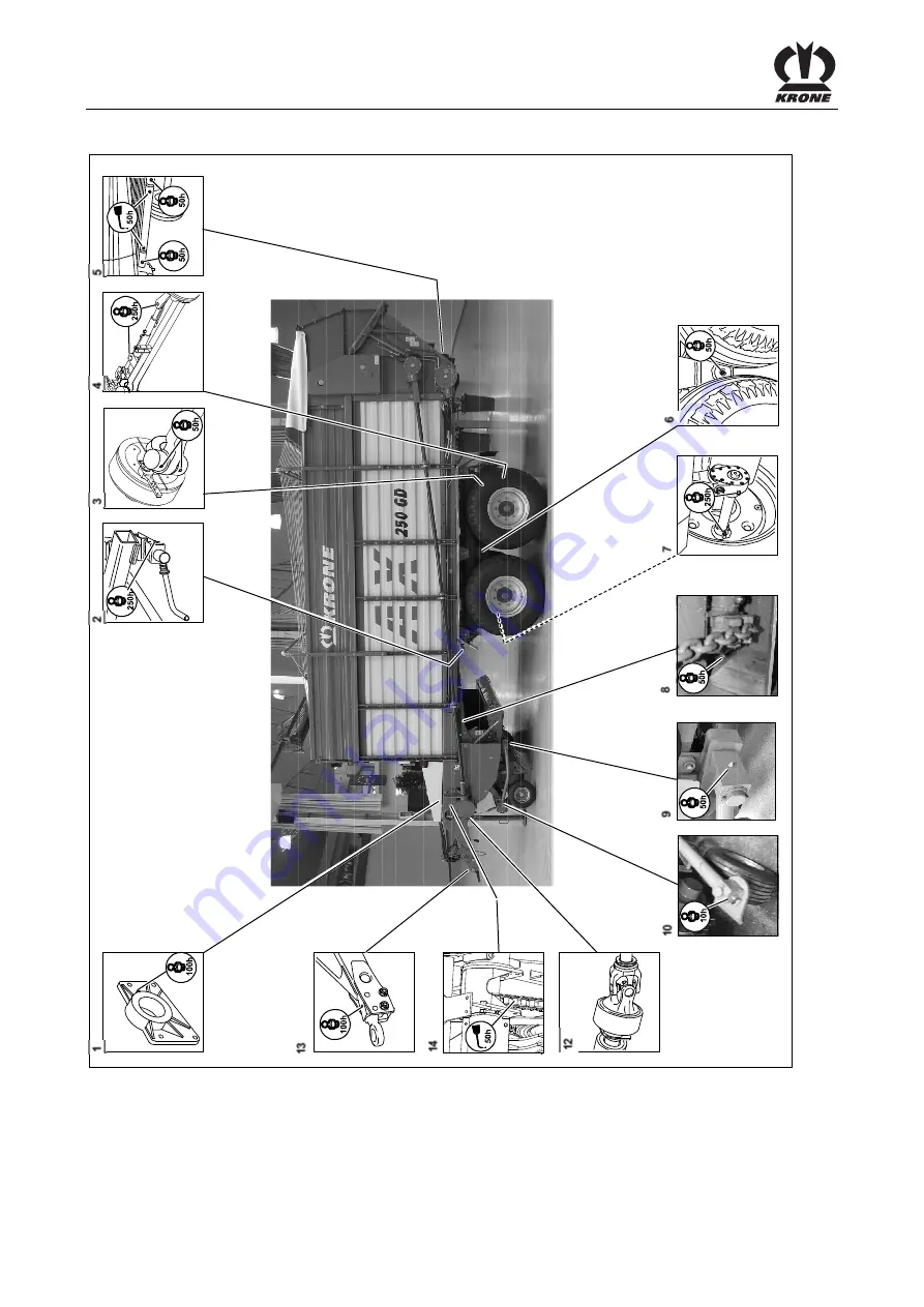 Krone AX 250 D Original Operating Instruction Download Page 352