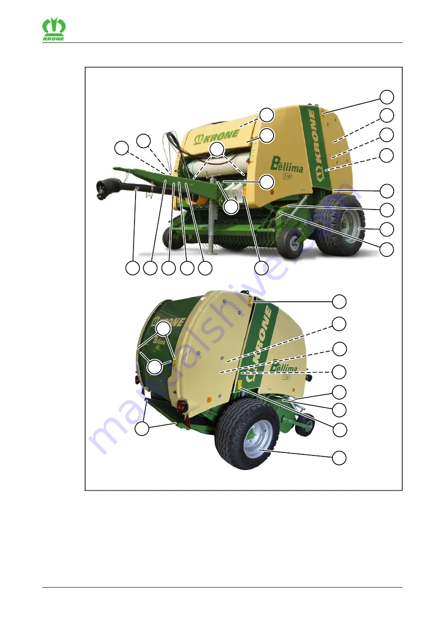 Krone Bellima F 130 Original Operating Instructions Download Page 27