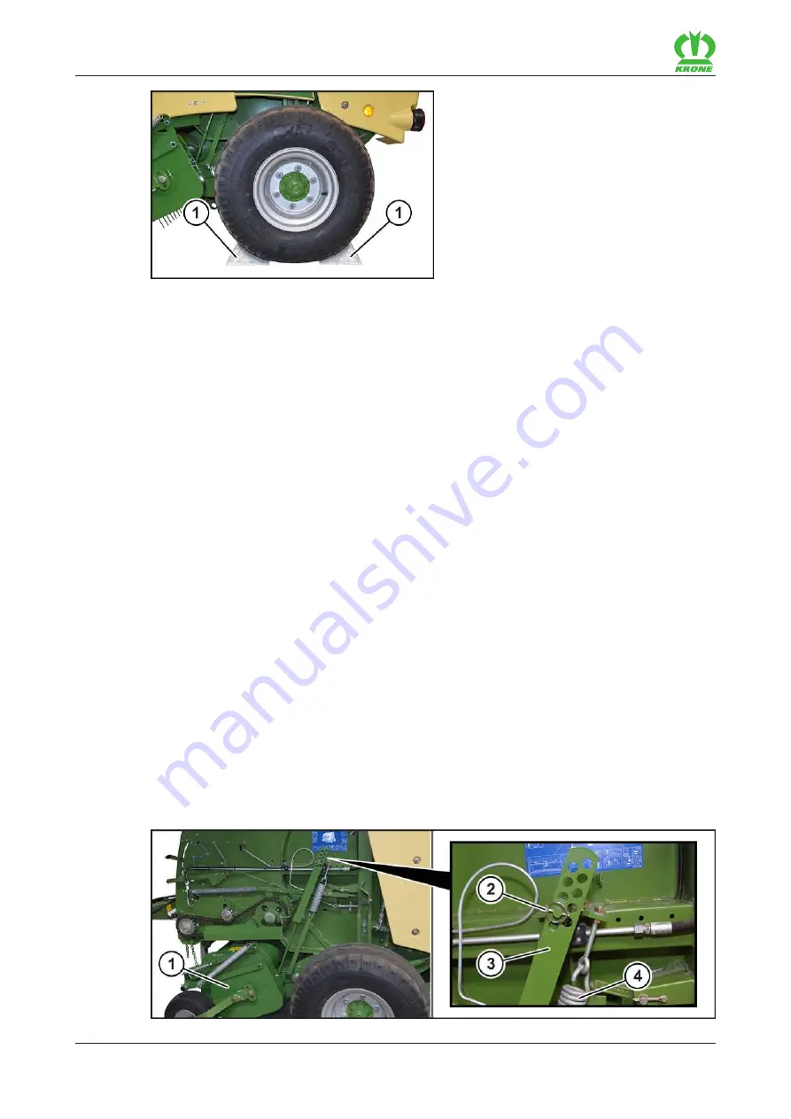 Krone Bellima F 130 Original Operating Instructions Download Page 62