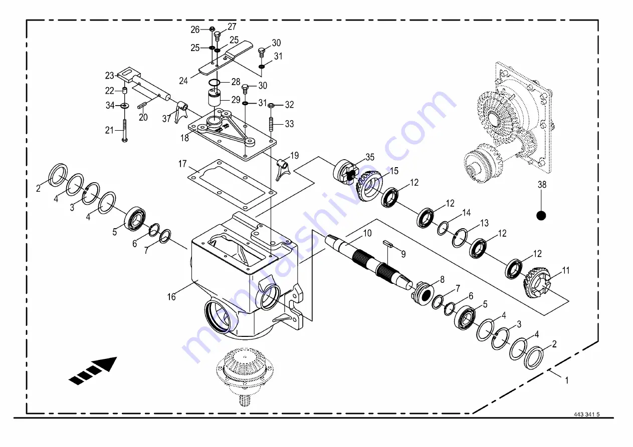 Krone BiG M 420 CRI CAT Spare Parts Download Page 80