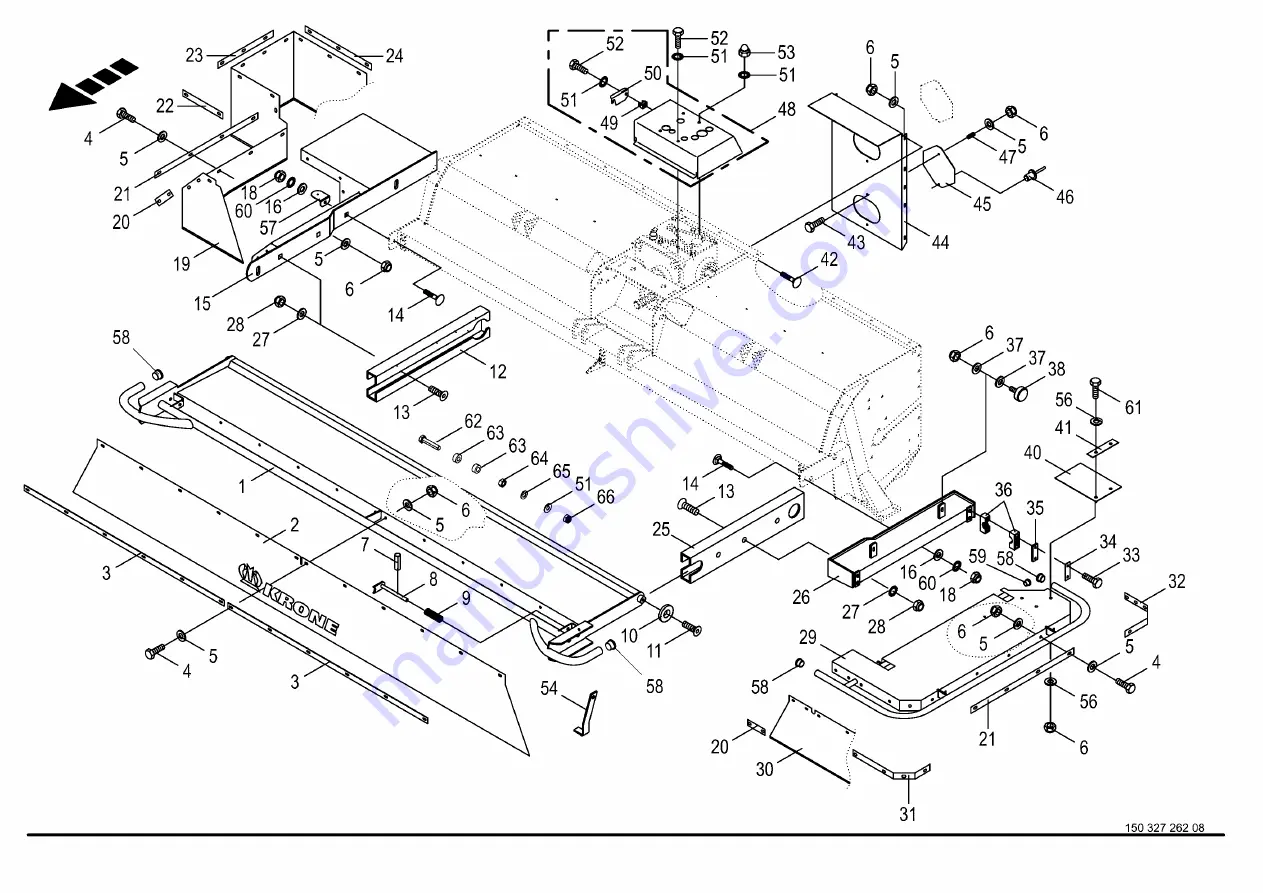 Krone BiG M 420 CRI CAT Spare Parts Download Page 92