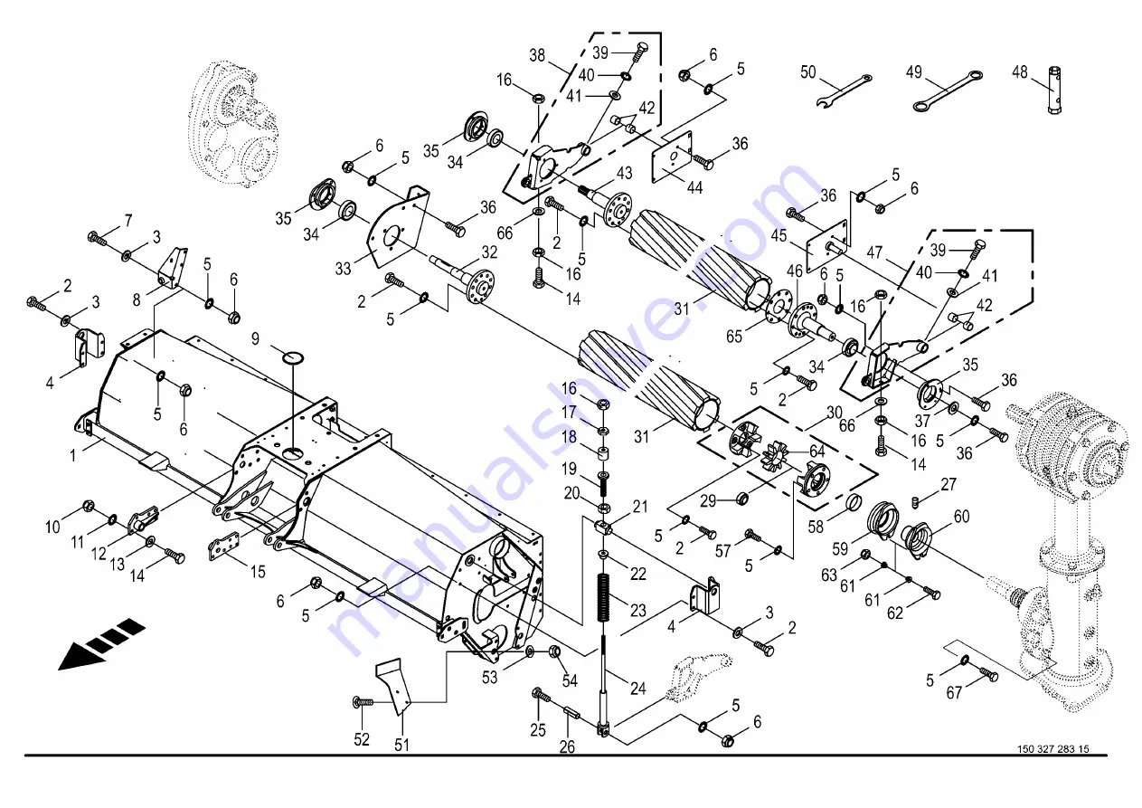 Krone BiG M 420 CRI CAT Spare Parts Download Page 170