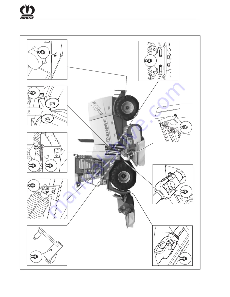 Krone Big M II Operating Instructions Manual Download Page 152