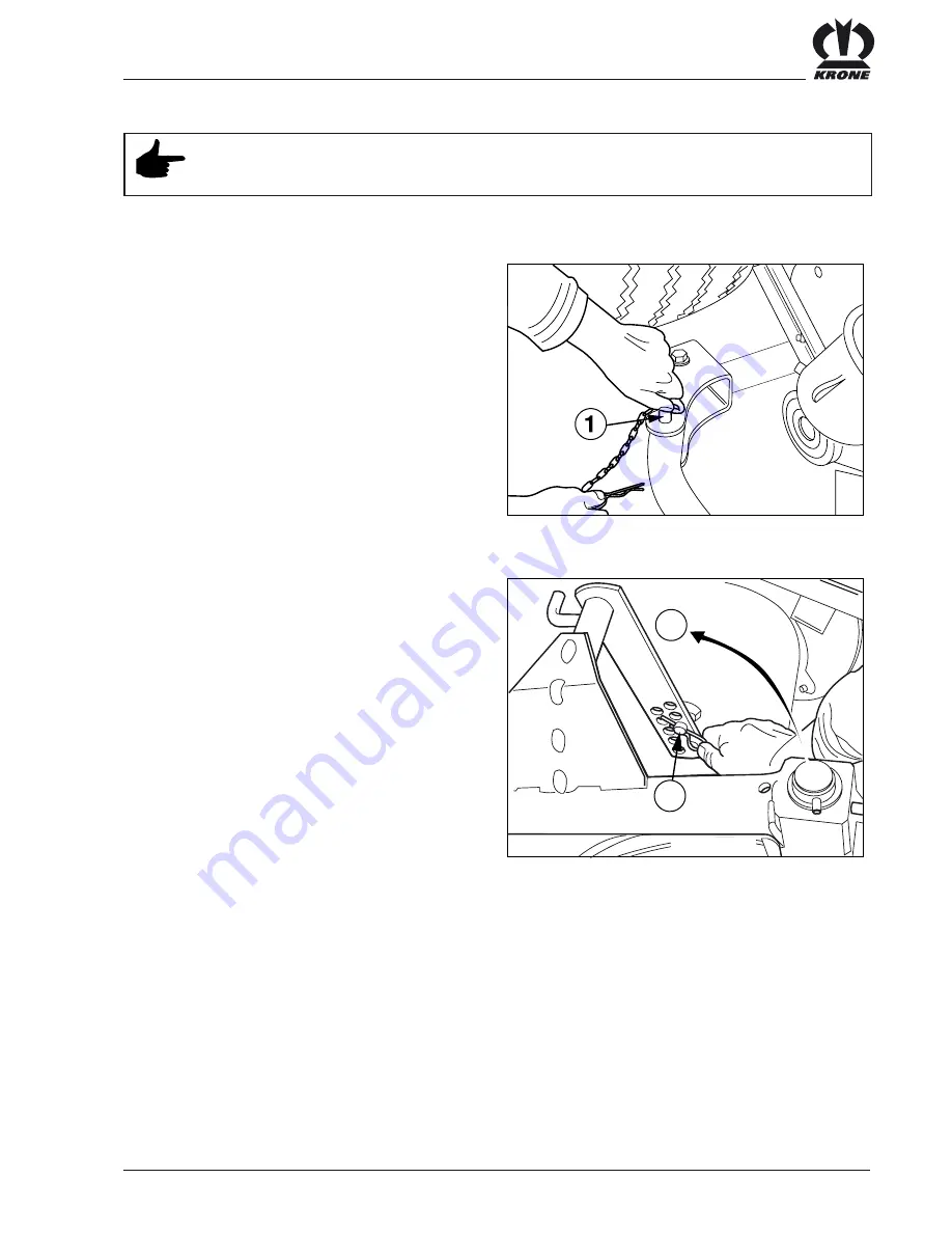 Krone Big Pack 127 / MultiCut Operating Manual Download Page 103