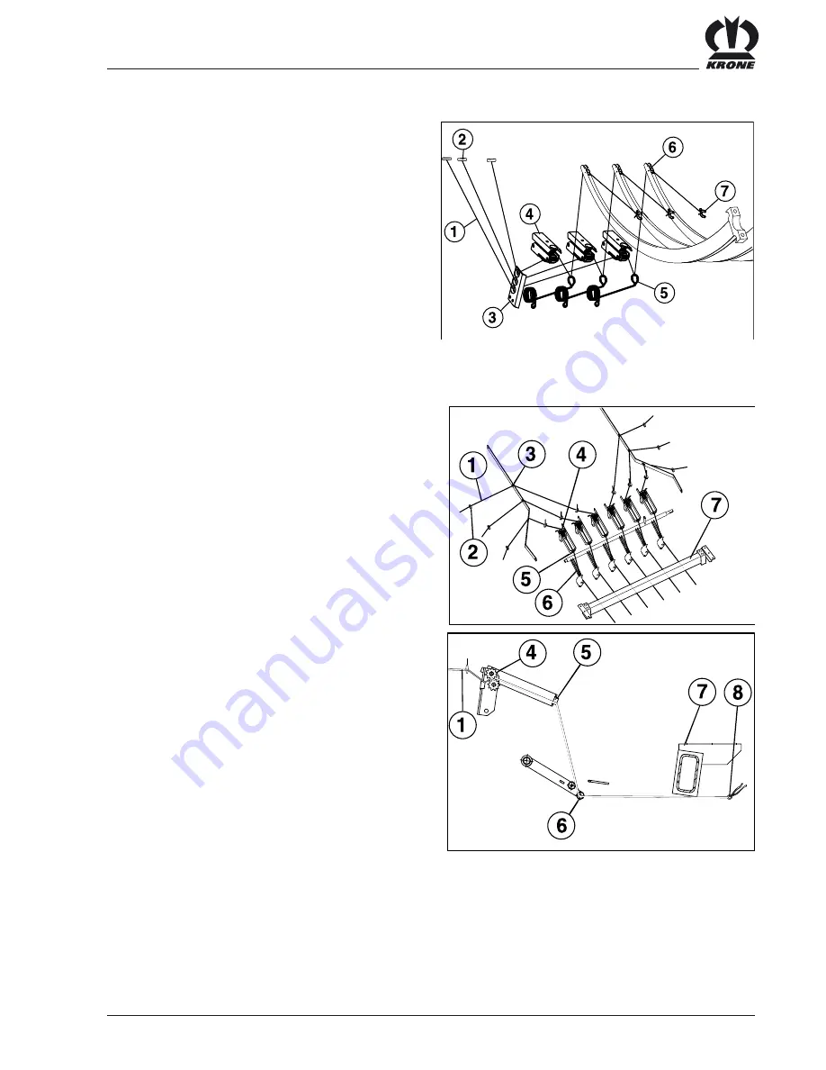 Krone Big Pack 127 / MultiCut Operating Manual Download Page 107