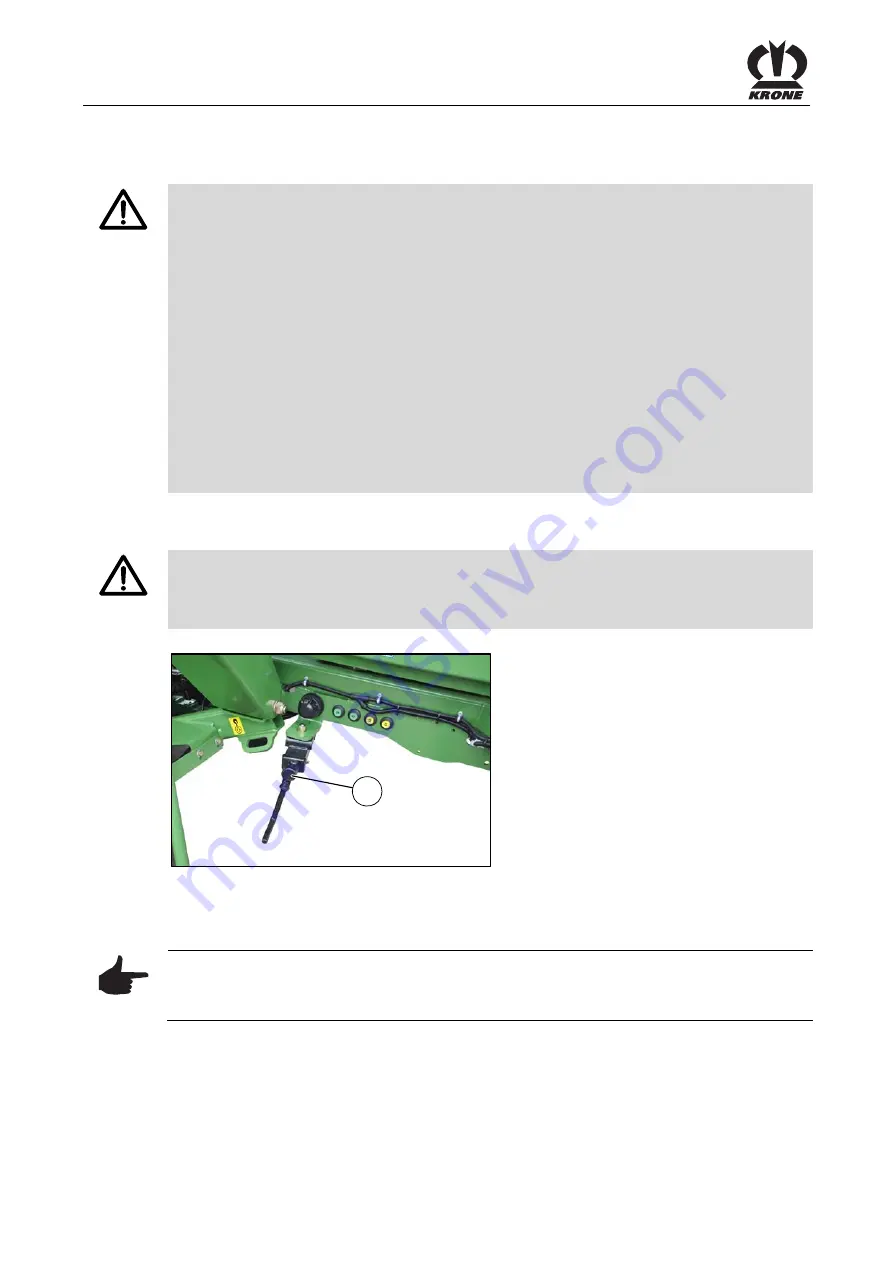 Krone Big Pack 1270 HS Original Operating Instructions Download Page 78