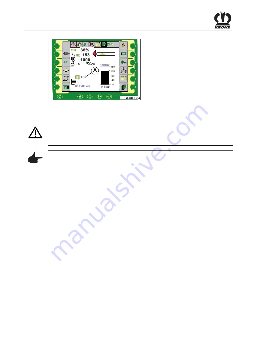 Krone Big Pack 1270 HS Original Operating Instructions Download Page 98