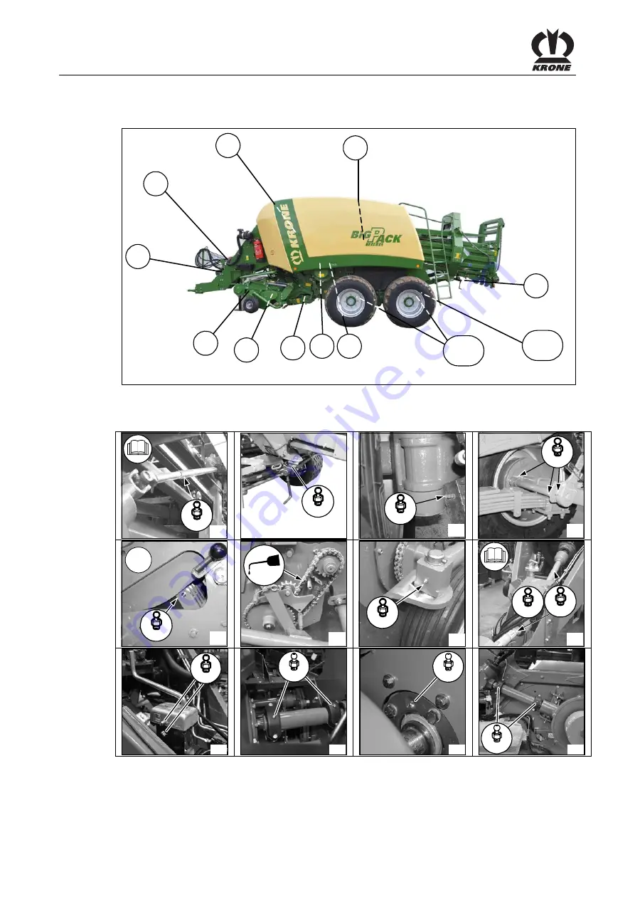 Krone Big Pack 1270 HS Original Operating Instructions Download Page 260