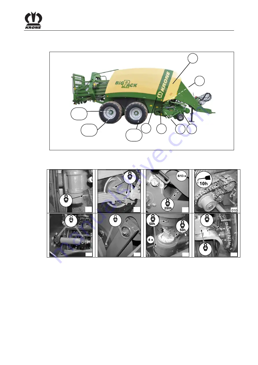 Krone Big Pack 1270 HS Original Operating Instructions Download Page 261