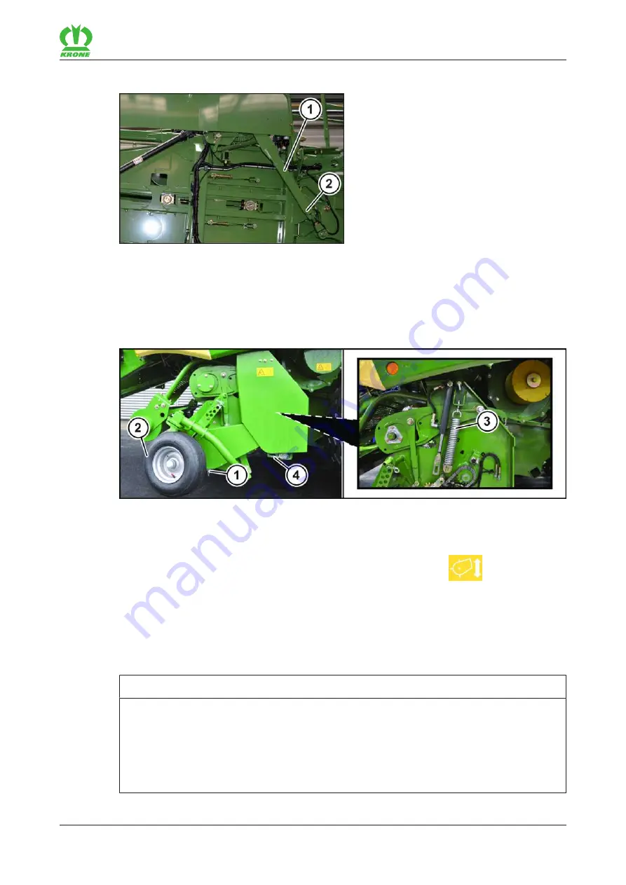 Krone Big Pack 1270 XC Original Operating Instructions Download Page 49