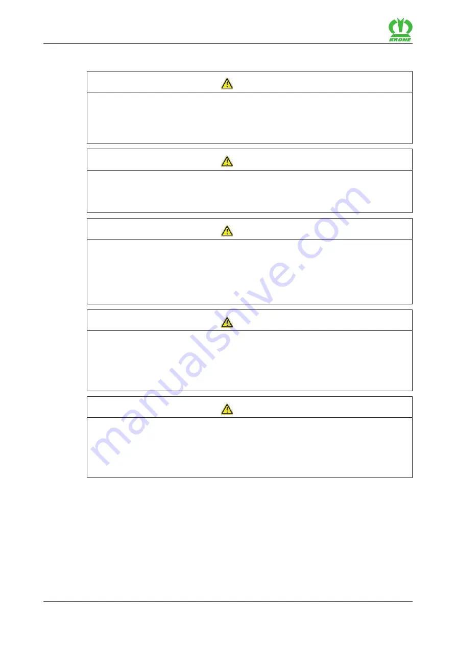 Krone Big Pack 1270 XC Original Operating Instructions Download Page 200