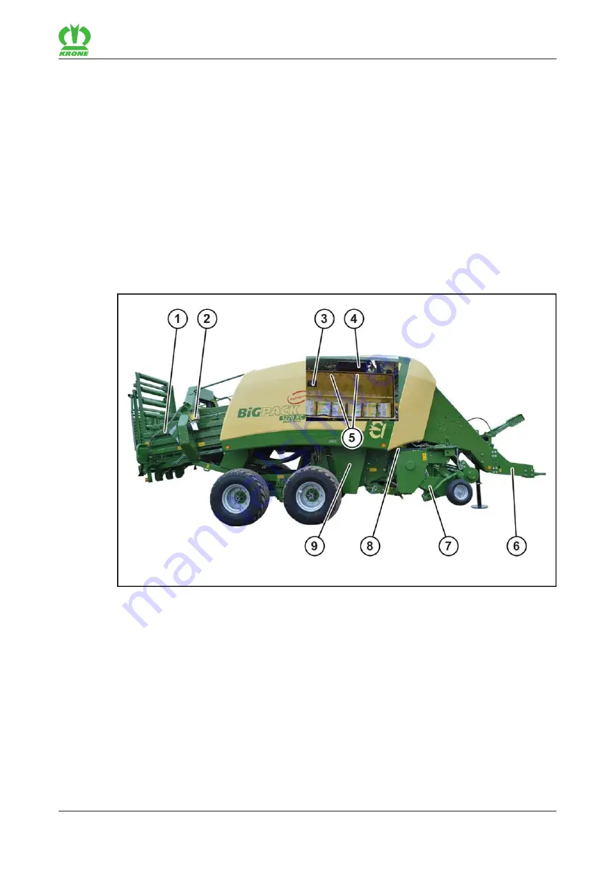 Krone Big Pack 1290 HDP Original Operating Instructions Download Page 41