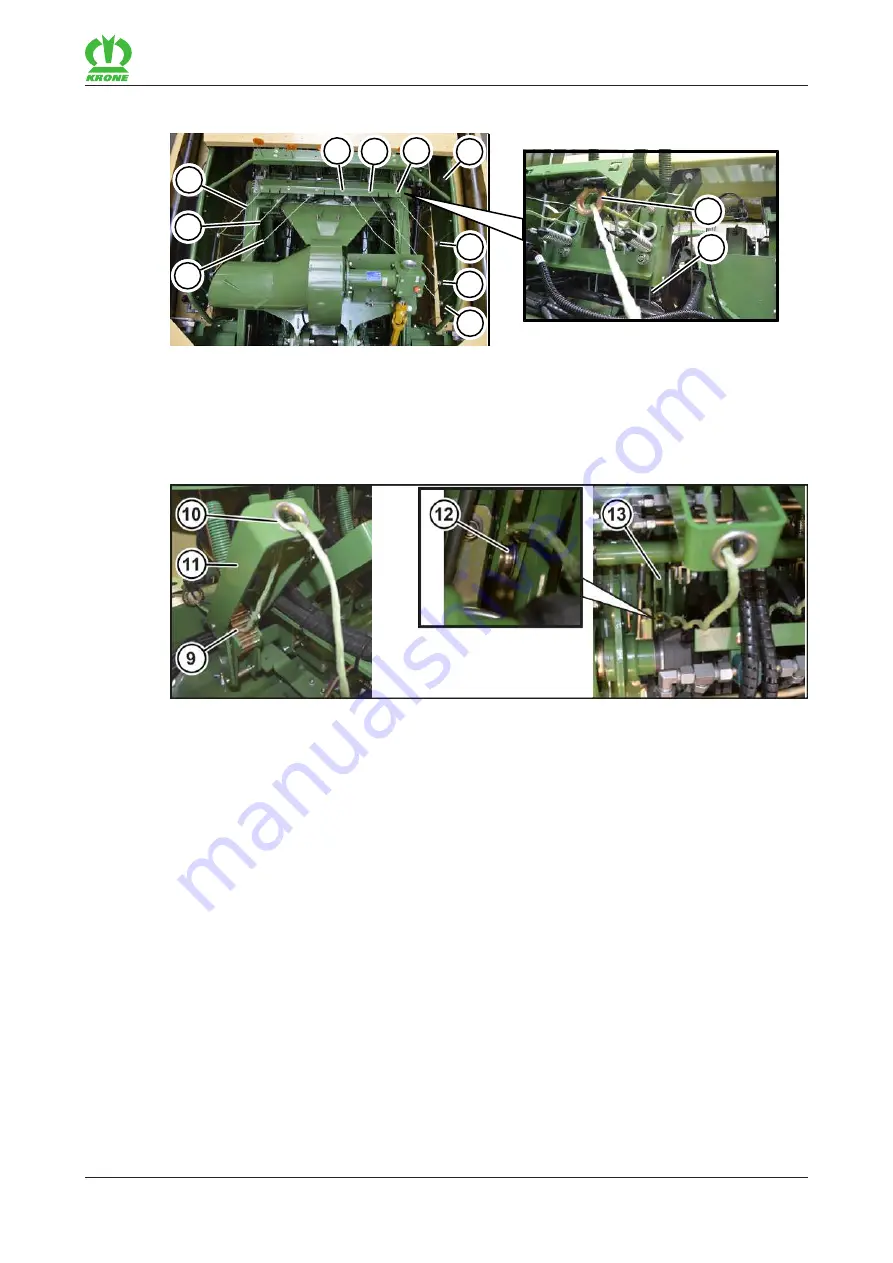 Krone Big Pack 1290 HDP Original Operating Instructions Download Page 105